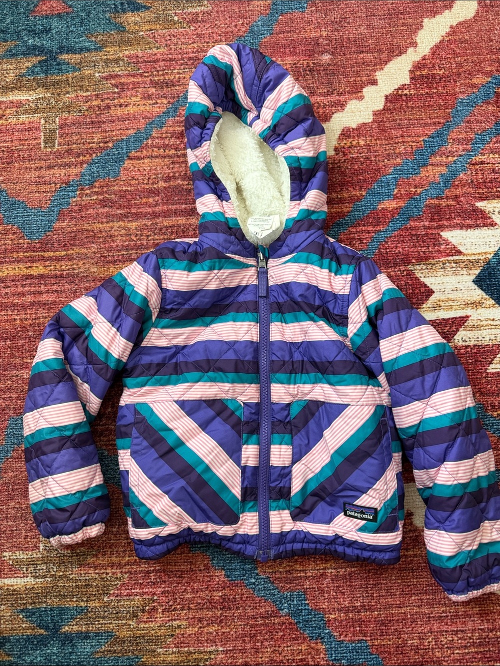 Patagonia Reversible Tribbles Jacket Girl 4t